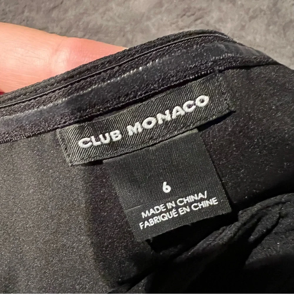 NEVER WORN CLUB MONACO BLACK COCKTAIL DRESS IN SIZE 6 - Picture 3 of 7